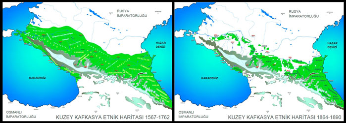 Kuzey Kafkasya Haritası